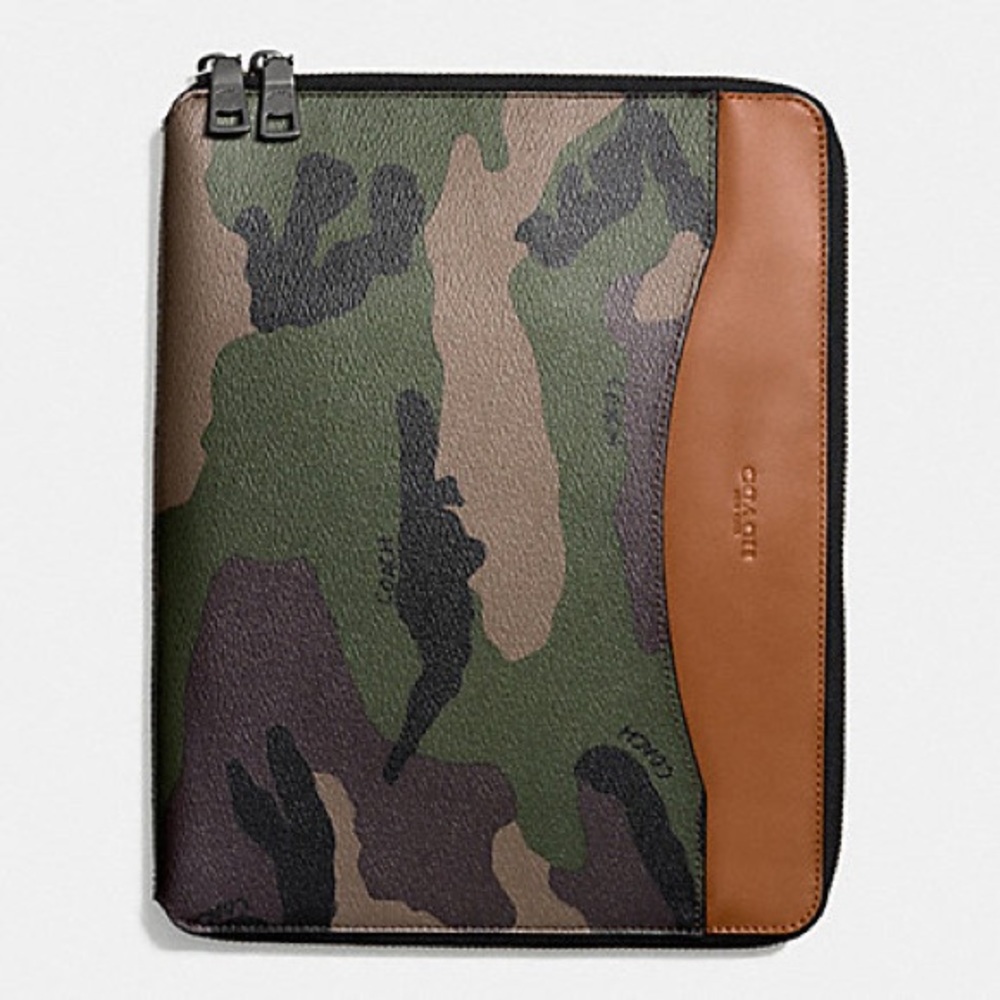 Coach Tech Green Camo Tech Case